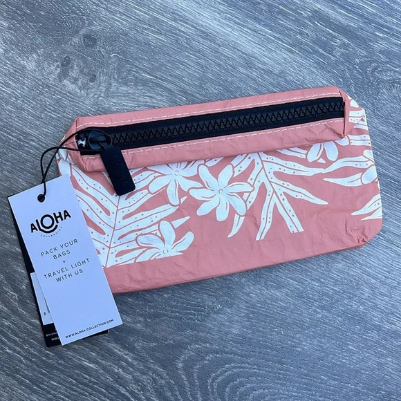 Aloha Collection Mini Pouch, Laua'e, rust - Picture 4 of 6